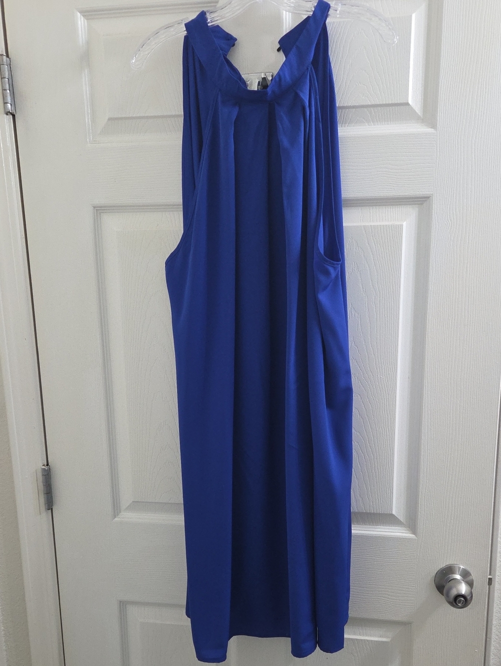 SHEIN Cobalt Blue Sleeveless Shift Dress